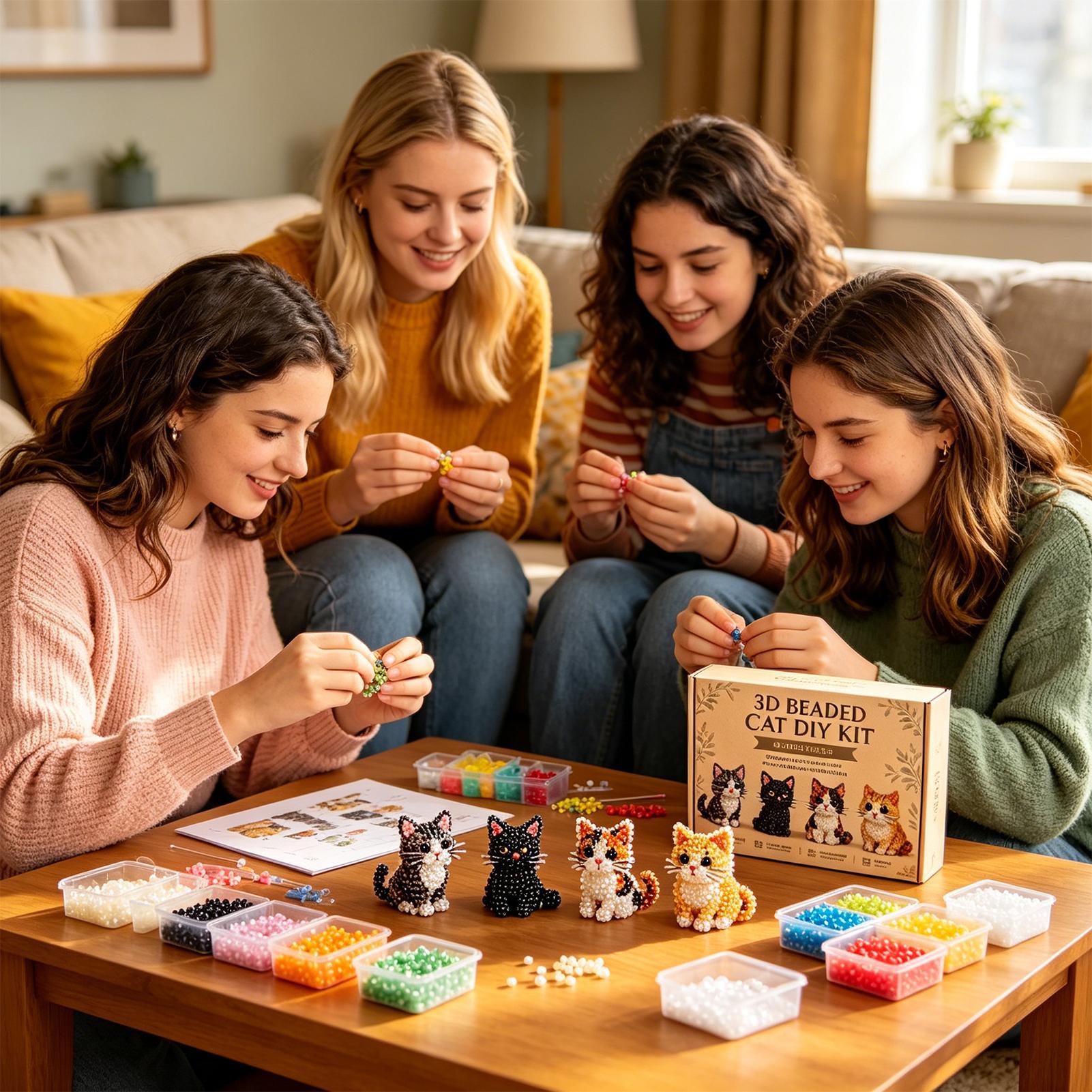 Art Craft Classes - DIY Dieren Kraalwerk Set Schattig 3D