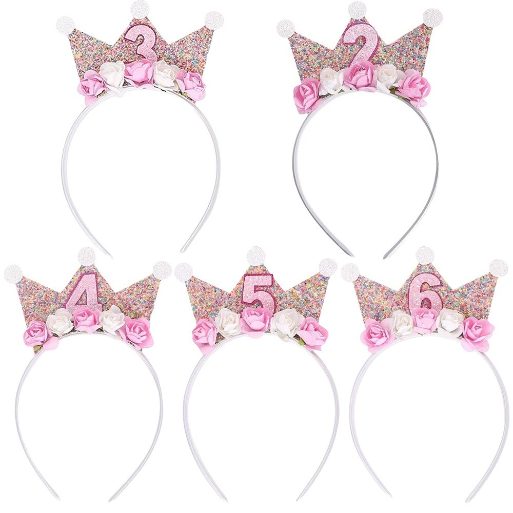 Art And Craft Hair - Kinderen 2-6Y Verjaardagsfeestje Hoofdband Sparkle Verjaardag