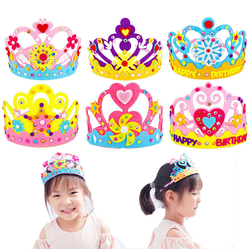 Art Craft 4 Years Old - DIY Ambachten Speelgoed Kroon Creatief Papier