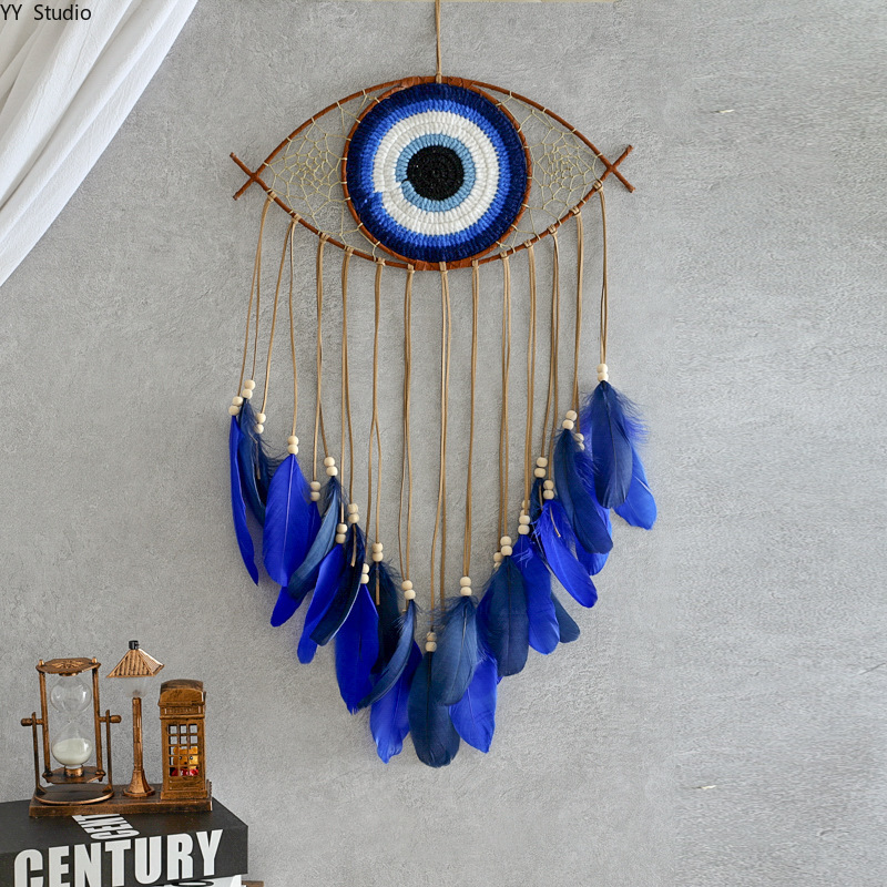 Art Craft Gifts - Creatieve handgemaakte duivelsoog wandkleden woondecoratie accessoires