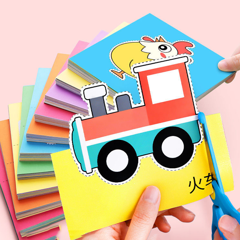 Art Craft 4 Years Old - 96-delige leuke papiersnijset, papiersnijden, papierkunst, schaarvaardigheidsactiviteit