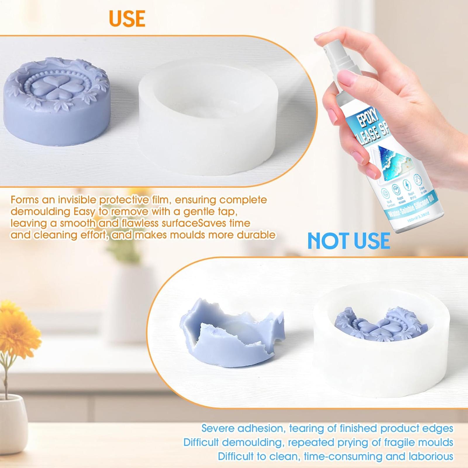 Siliconen ontvormspray Epoxy o - Resin Casting Mold recensie en prijs