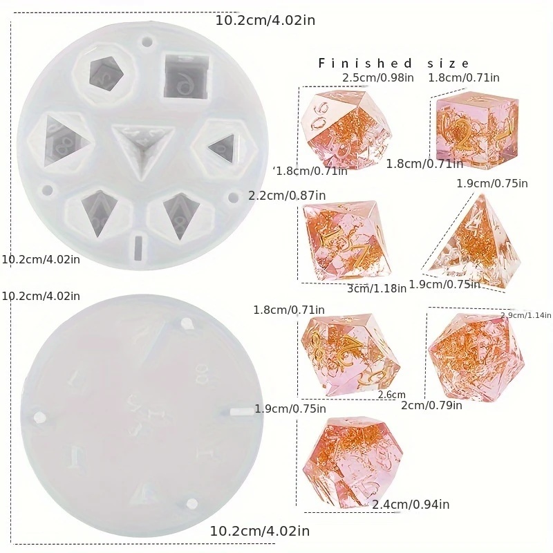 1 set siliconenhars gietvormen - Resin Casting Mold recensie en prijs
