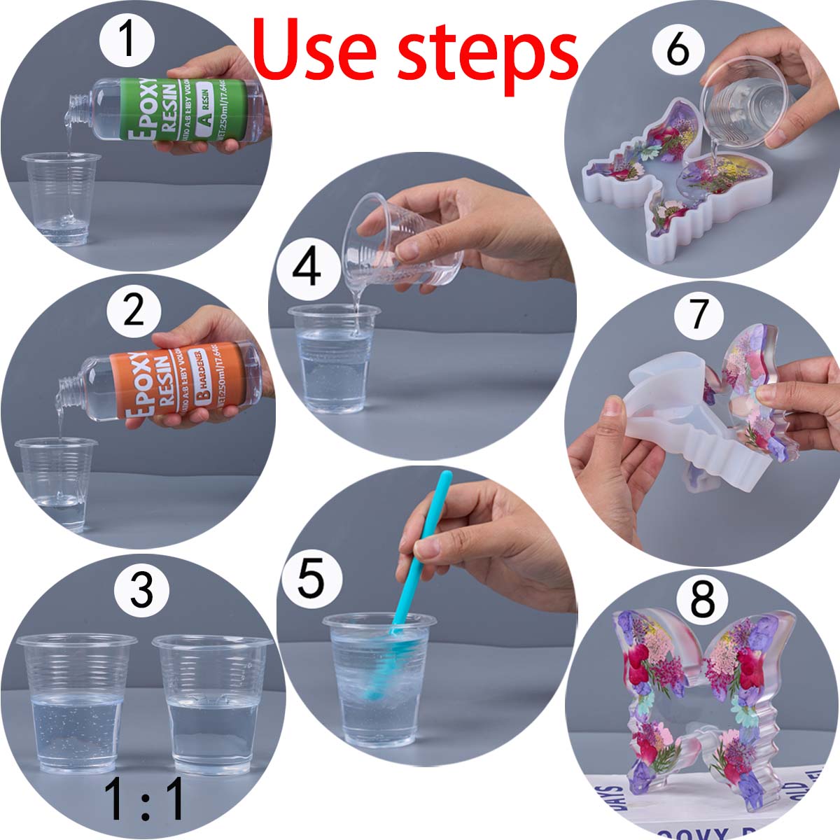 1:1 verhouding epoxyhars kit a - Resin Casting Mold recensie en prijs