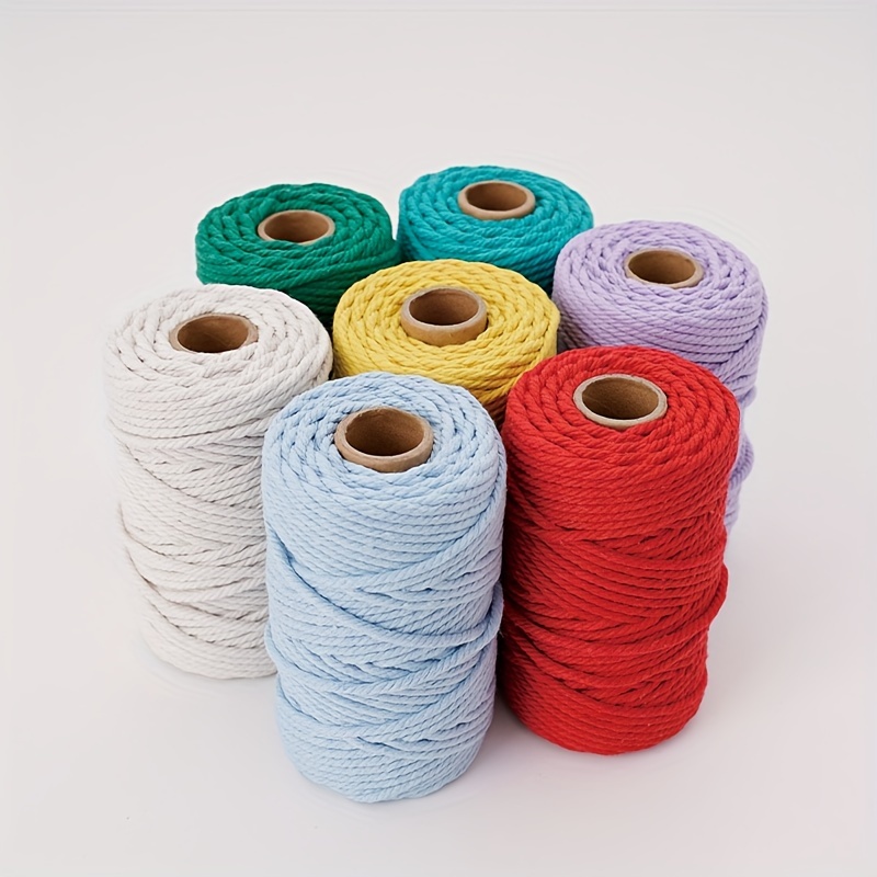 3 mm natuurlijk en kleurrijk k - Macrame Cord Cotton recensie en prijs