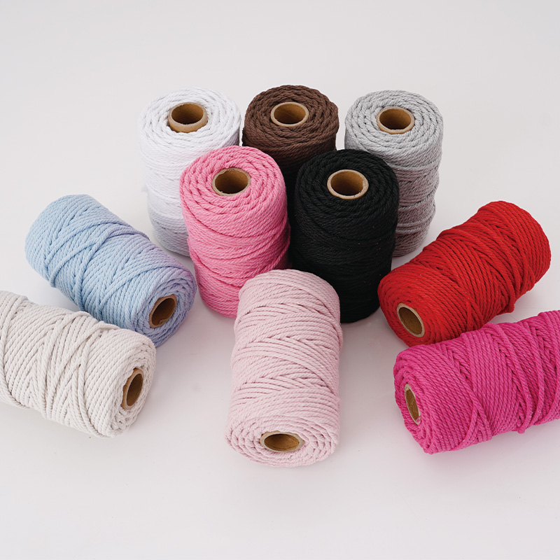 3 mm natuurlijk en kleurrijk k - Macrame Cord Cotton recensie en prijs