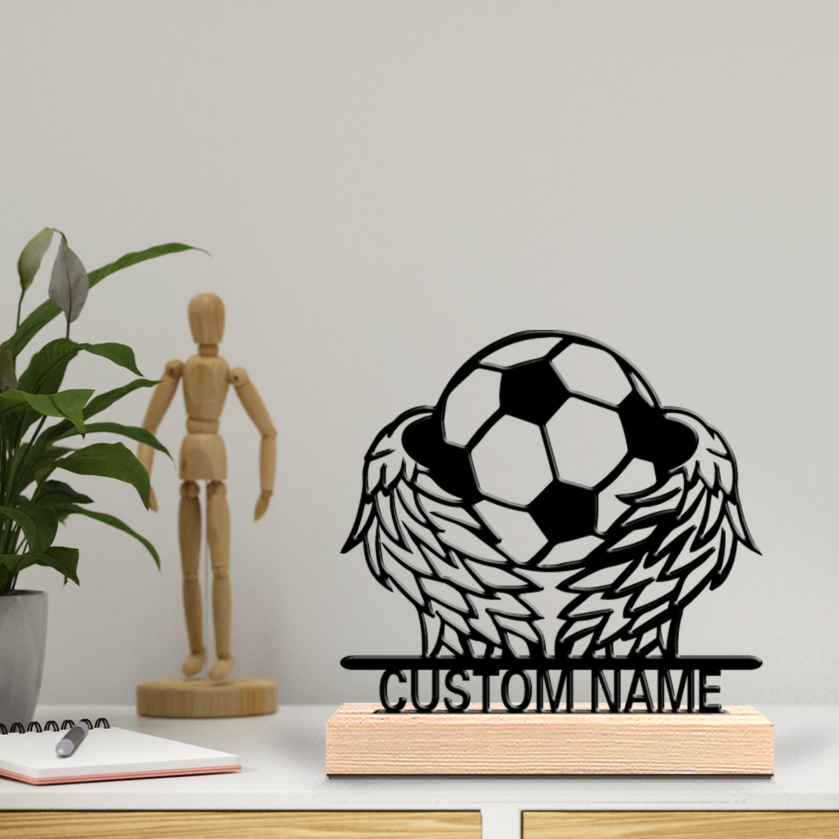 1 stuk Vleugelvoetbal Blikken  - Art Craft Gifts recensie en prijs
