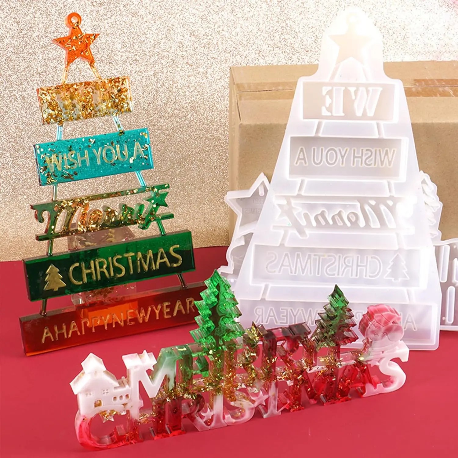 3D Merry Christmas Sign Harsvo - Resin Casting Mold recensie en prijs
