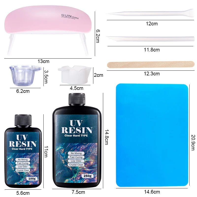 100g/250g Transparante UV-hars - Resin Casting Mold recensie en prijs