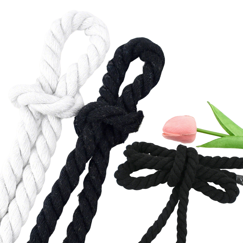 5-20mm Wit/Zwart Katoenen Koor - Macrame Cord Cotton recensie en prijs