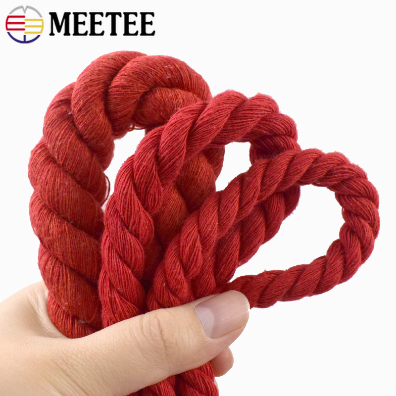 4/5/10M Rood Katoenen Touw 3 S - Macrame Cord Cotton recensie en prijs