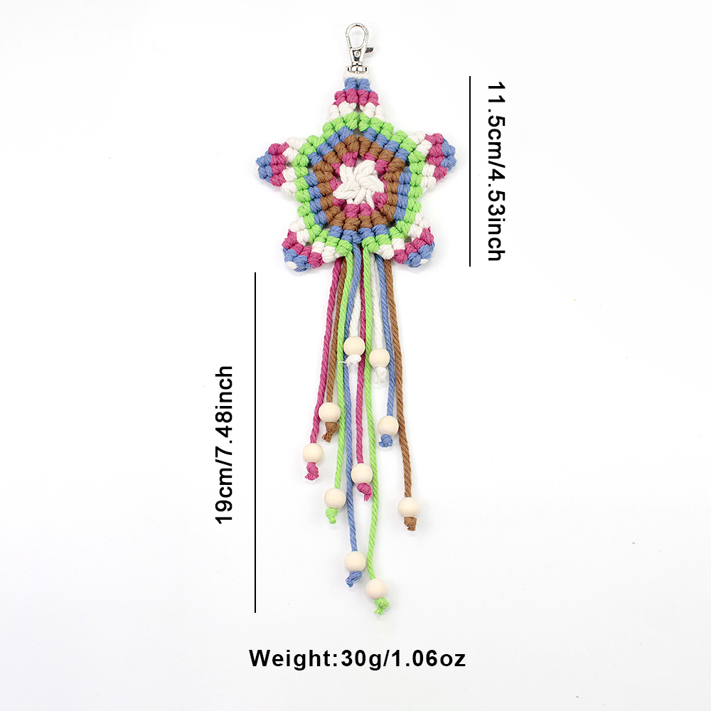 Boho Pentagram Kwastje Hanger  - Art Craft Gifts recensie en prijs