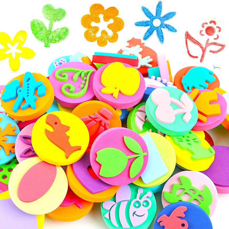 6 Stks/zak Schuimstempels Voor - Art Craft 4 Years Old recensie en prijs