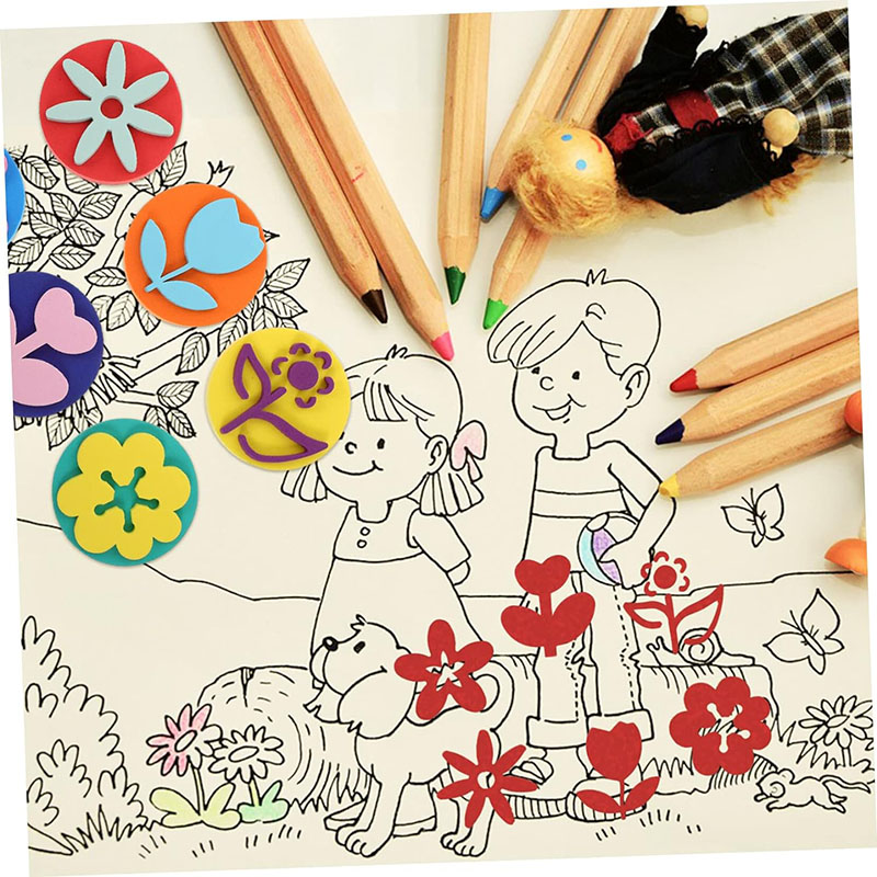 6 Stks/zak Schuimstempels Voor - Art Craft 4 Years Old recensie en prijs