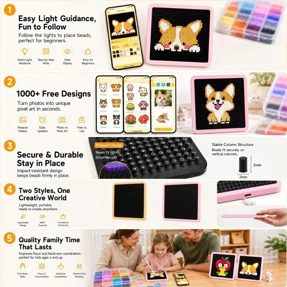 LED Smart Fuse Bead Pegboard,  - Art Craft Gifts recensie en prijs